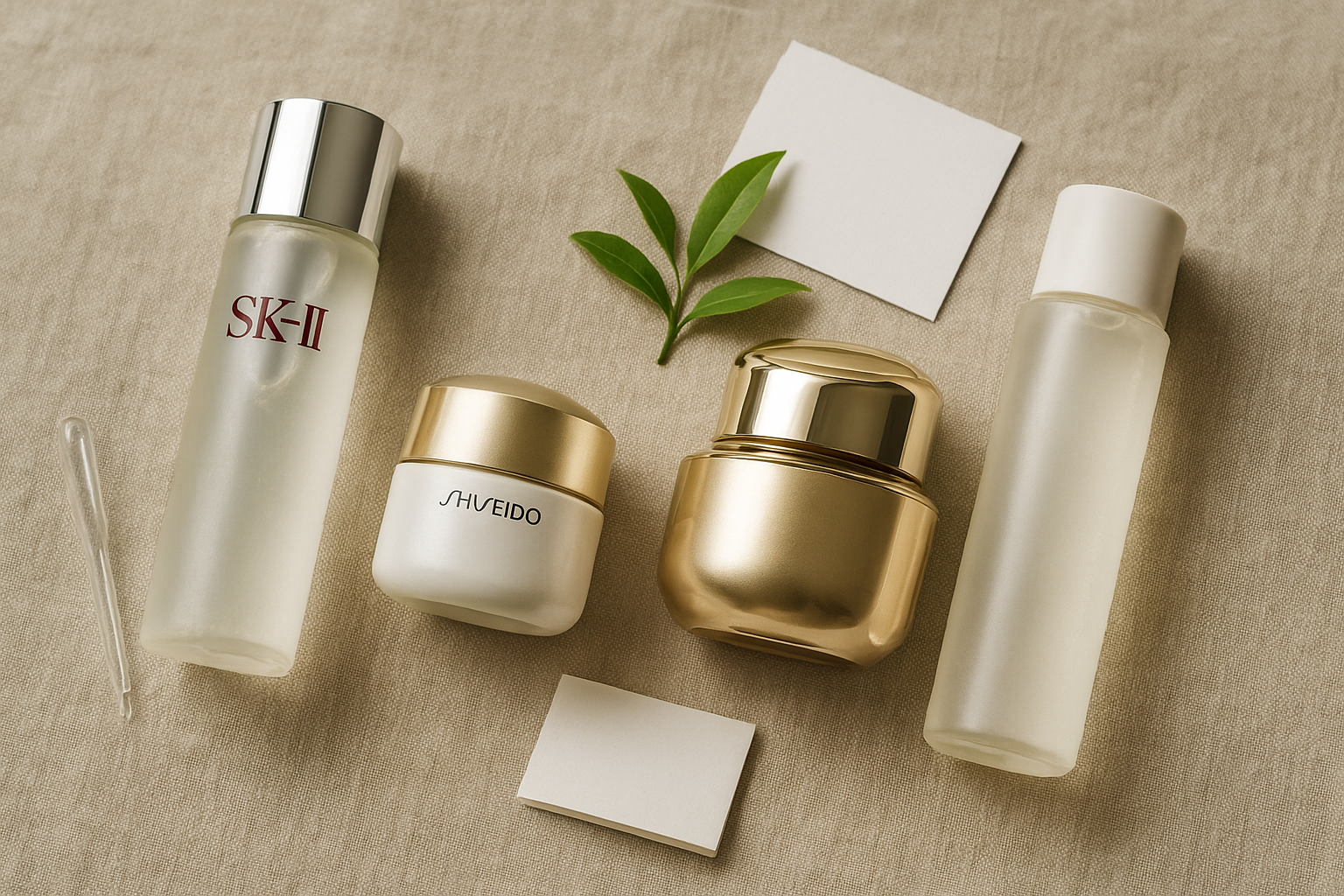 Flat‑lay of the four shortlisted Japanese products with notes about who each suits