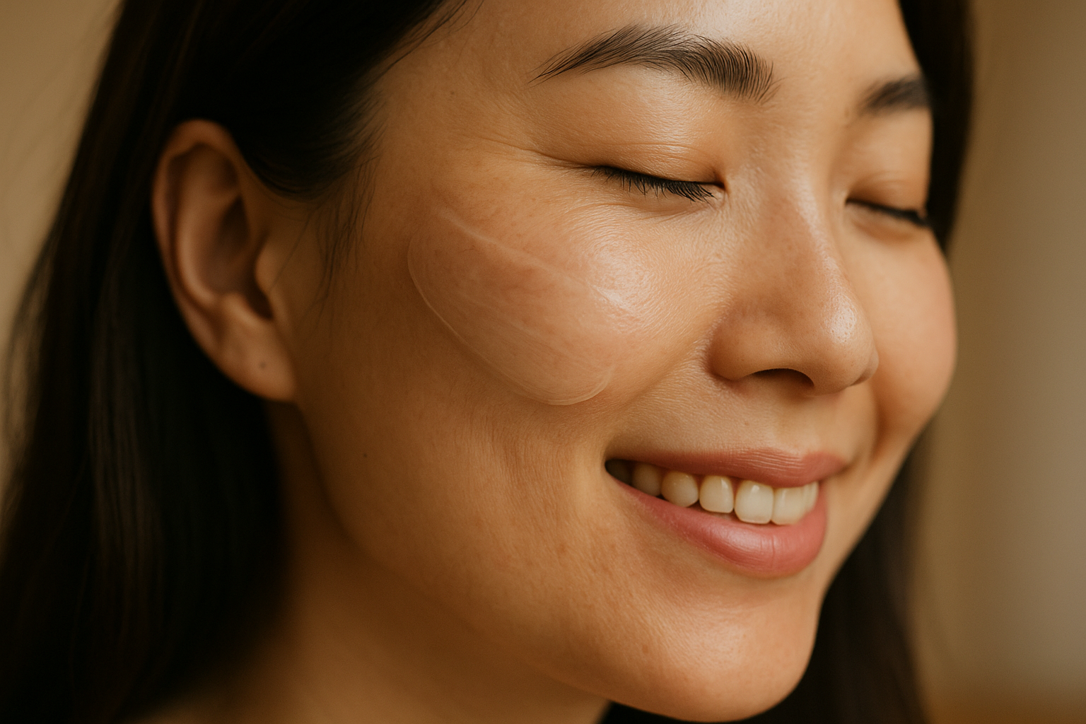 Visualizing skin barrier sensitivity concept showing delicate skin surface with visible hydration layers and irritant molecules